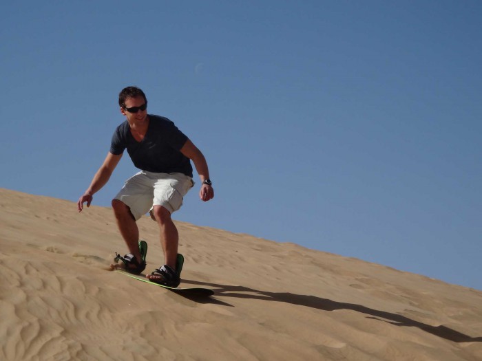 Dubai Sandboarding